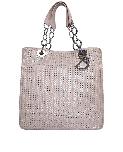 Woven Soft Lady Dior Tote, front view